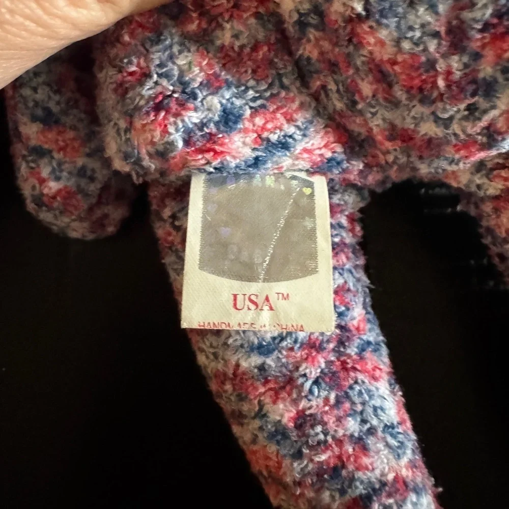 Ty Beanie Baby USA Bear 2000 Patriotic Collectible - Red White blue 4th of July